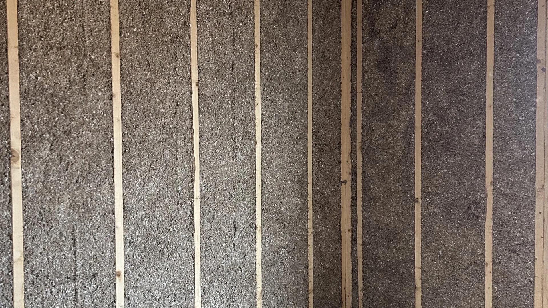 Finished Cellulose Installation Product